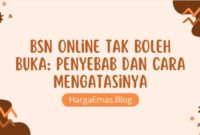 BSN Online Tak Boleh Buka: Penyebab dan Cara Mengatasinya