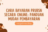 Cara Bayaran PruBSN secara Online